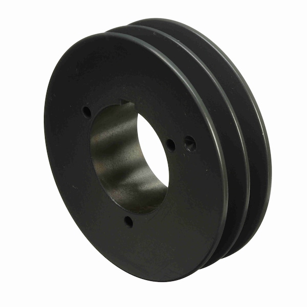 2 Groove Cast Iron Bushed Bore Multiple Sheave, 2B60Q